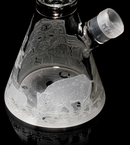 Milkyway Glass - Ancient Ruins 11″ Beaker Bong