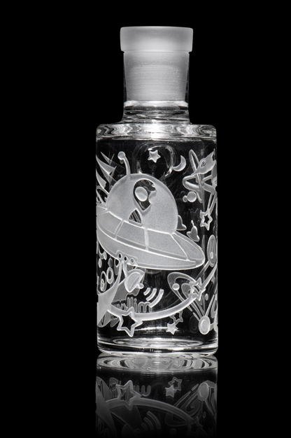 Milkyway Glass - Space Odyssey Clear Dry Ash Catcher