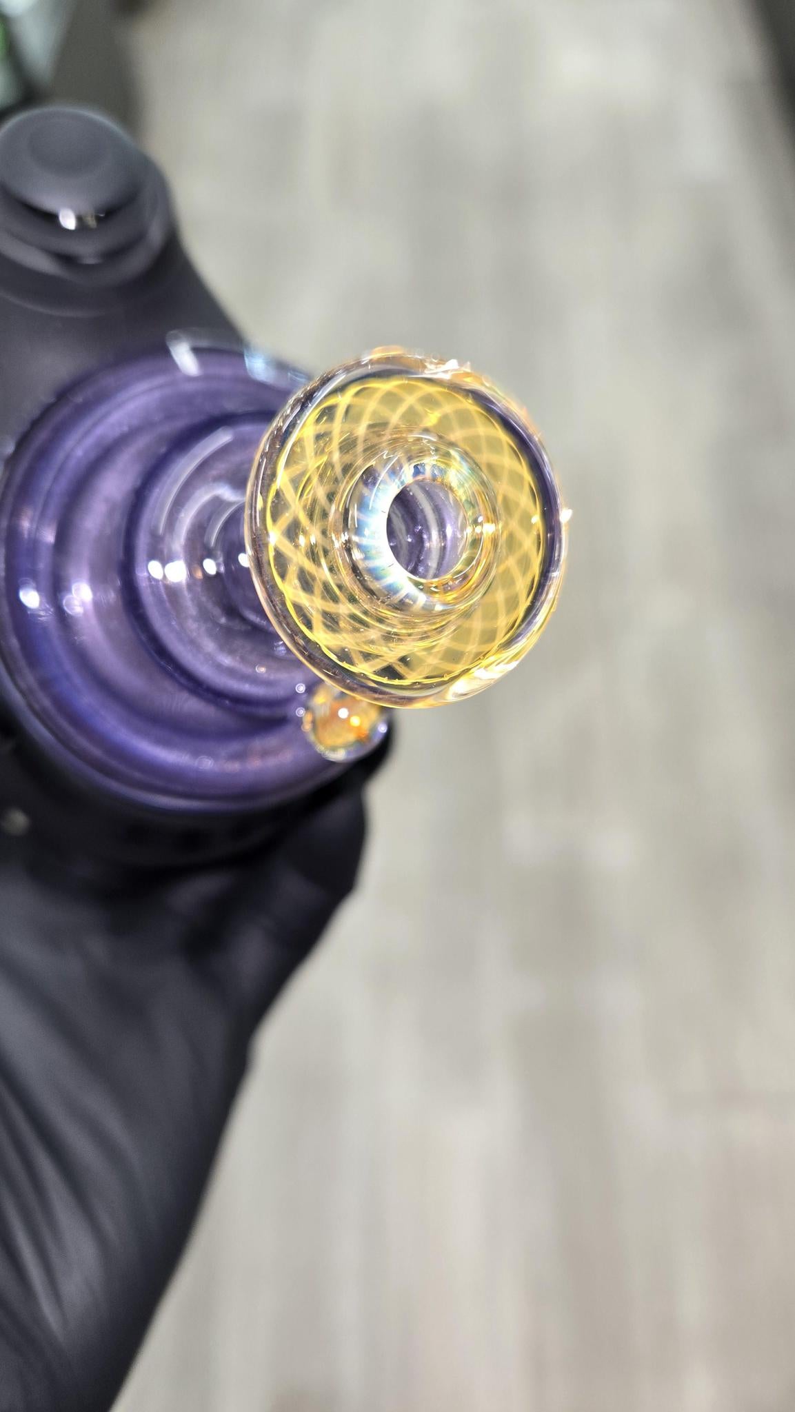 Gatez Glass - Wildberry Dry Top Puffco Peak/Pro Attachment