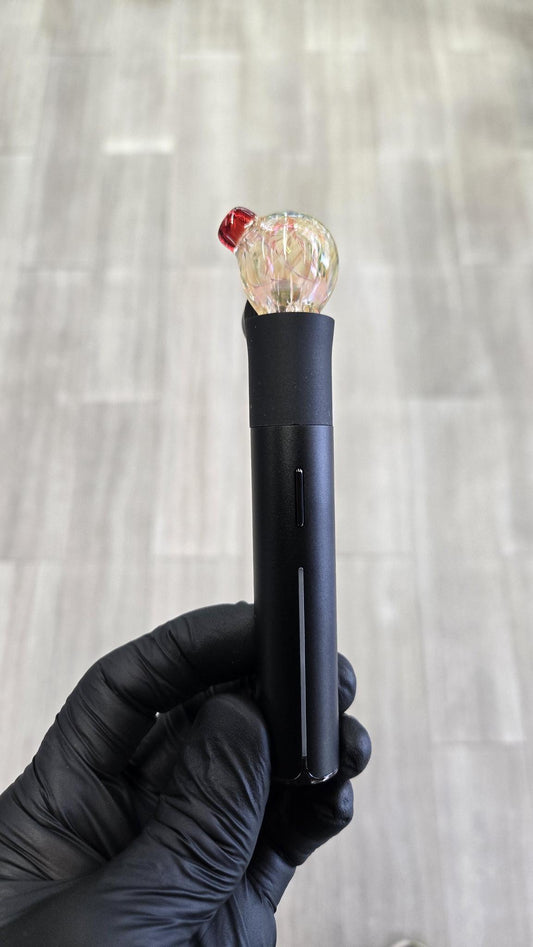 Soft Spoken Glass - Gold & Silver Fume Pivot Top