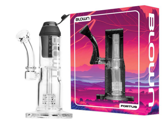 BLOWN Glass Goods Double Showerhead Proxy Bubbler