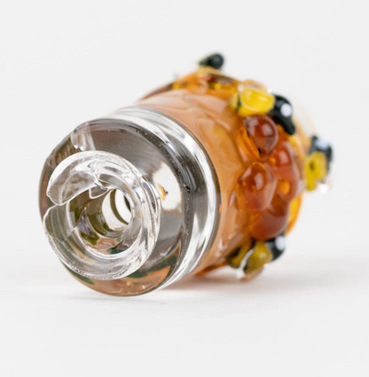 Empire Glassworks Puffco Pivot Glass Mouthpiece - Save the Bees