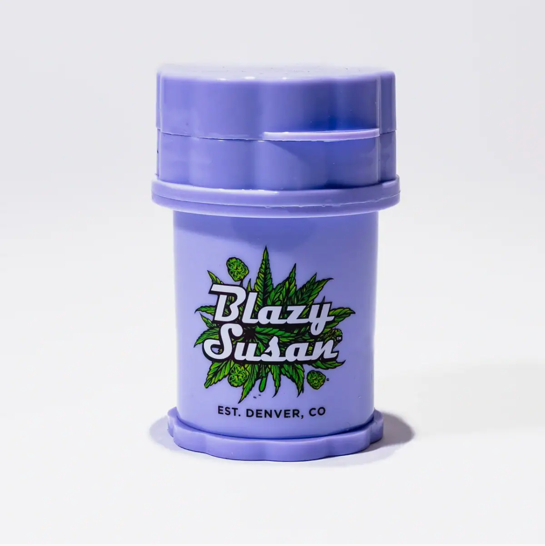 Blazy Susan - Large 4 Piece Purple Herb Saver Grinder