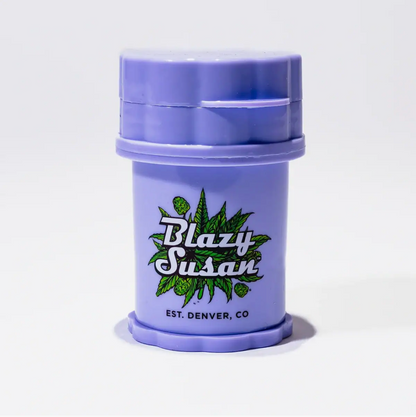Blazy Susan - Large 4 Piece Purple Herb Saver Grinder