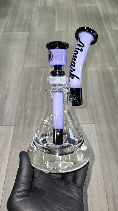 Monark Glass - 7" Heavyweight Bubbler Compact And Reliable Design