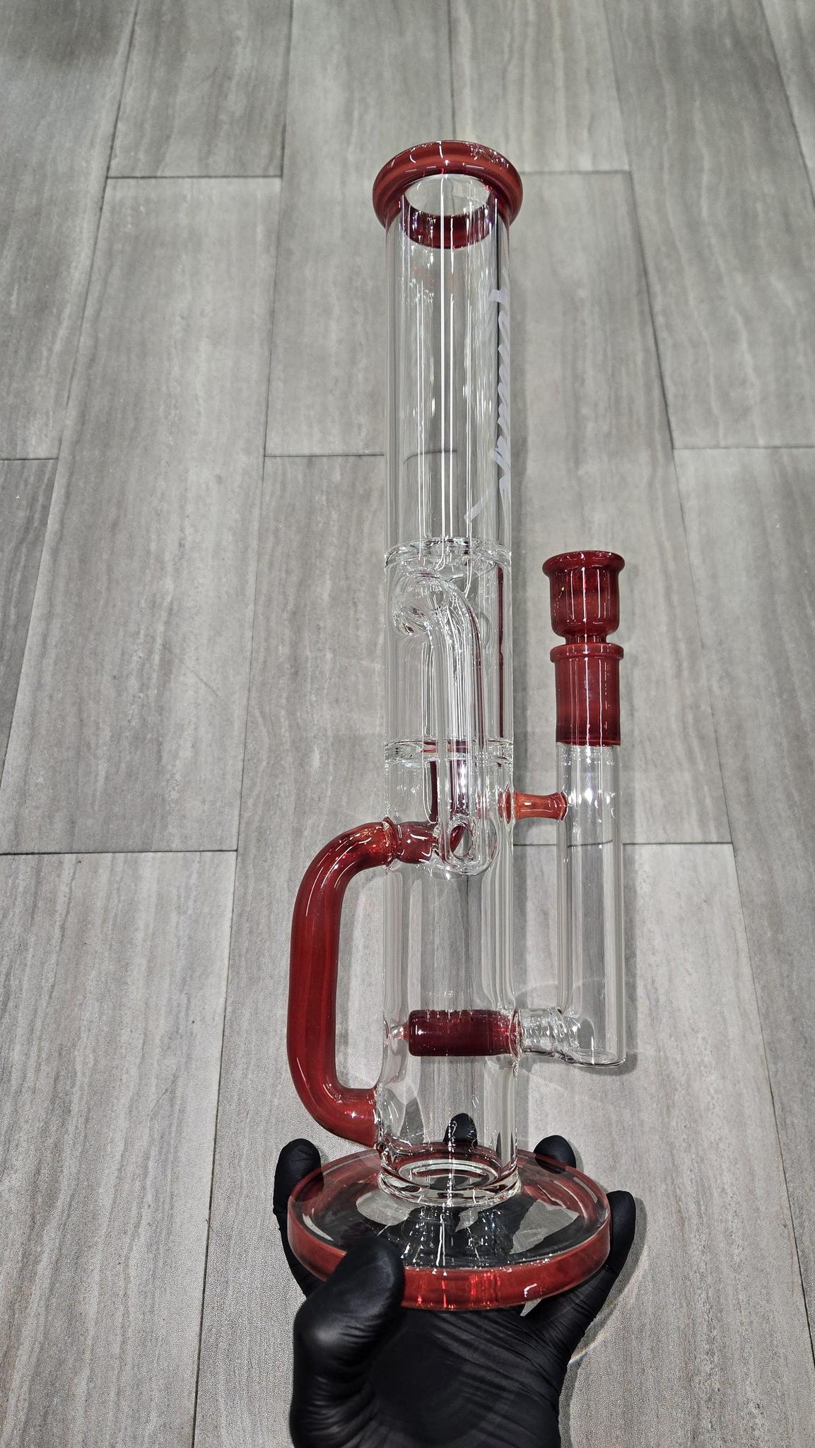 Monark Glass - 16" 50mm Stemline Recycler