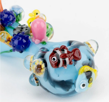 Empire Glassworks Great Barrier Reef Small Spoon Pipe