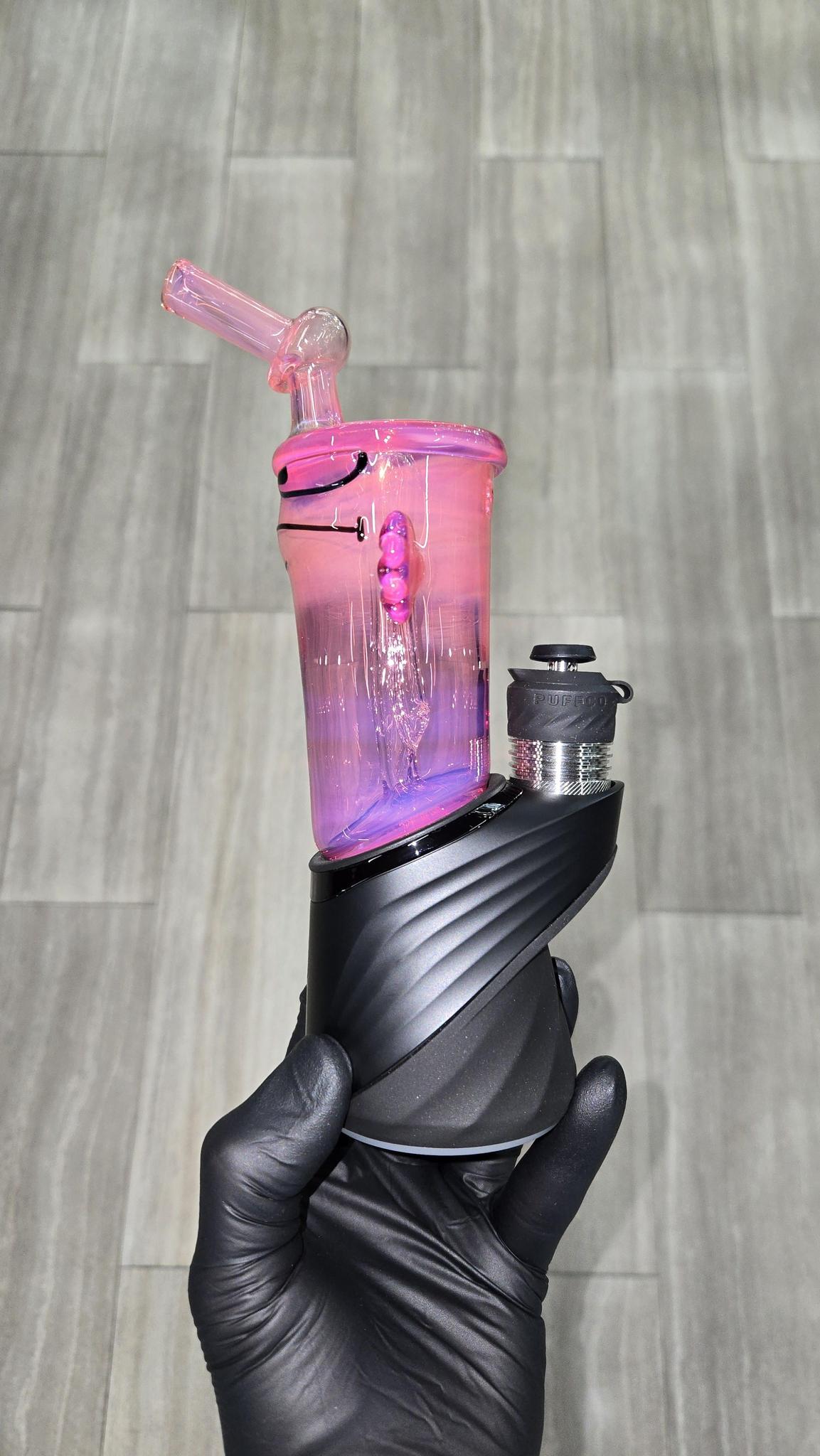 BTGB - Gold Fumed Karmaline Master Shake Peak/Pro Bubbler Attachment #11
