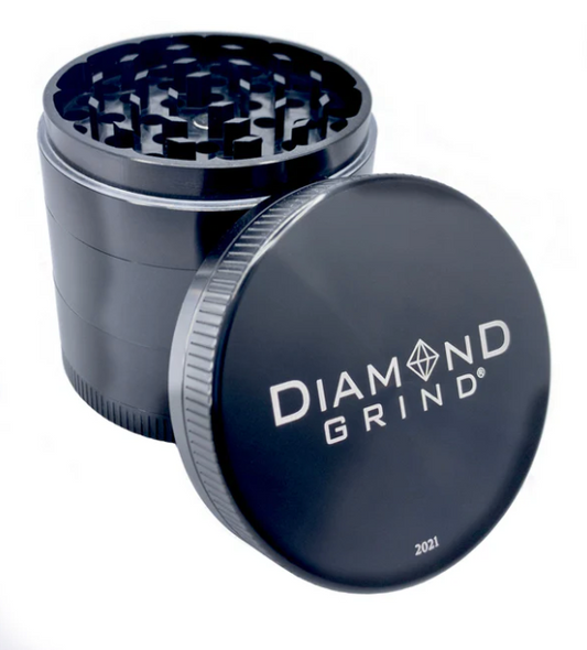 Diamond Grind - 75mm Anodized 4 Piece Grinder