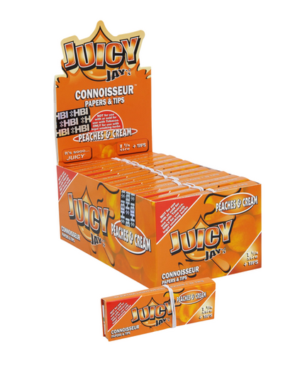 Juicy Jay's - Connoisseur Flavored Rolling Papers w Tips 1 1-4