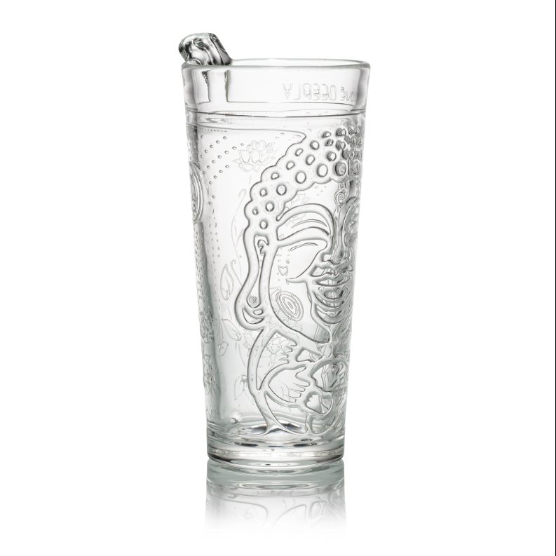 Milkyway Glass - Laughing Buddha 7.5″ Tall Tumbler