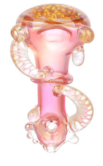 Utopian Honeycomb Glass Spoon Pipe