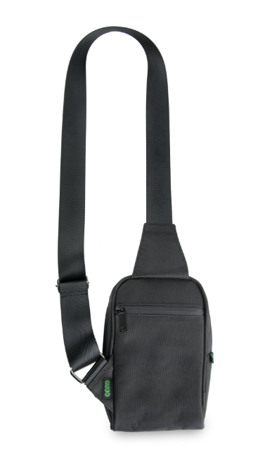 Ooze - Traveler Smell Proof Crossbody Bag - Black