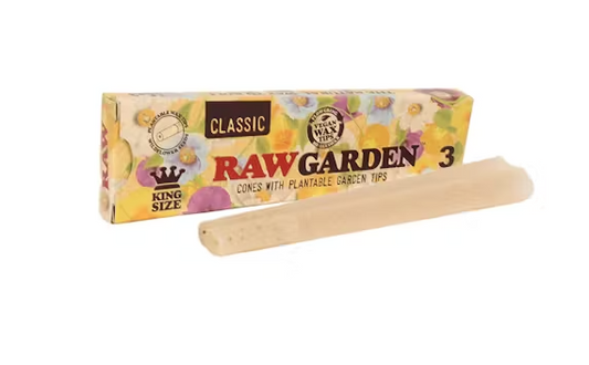 RAW - Garden Pre-Rolled Cone King Size (3pk)