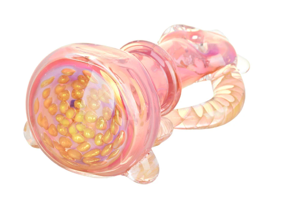 Utopian Honeycomb Glass Spoon Pipe