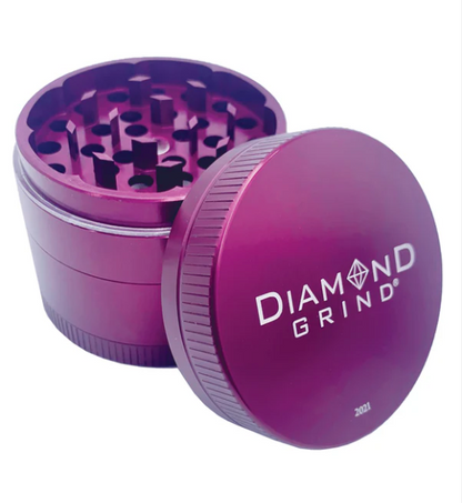 Diamond Grind - 50mm Anodized 4 Piece Grinder