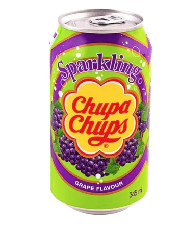 Chupa Chups Sparkling Carbonated Drink Grape (Korea)