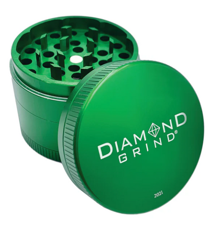 Diamond Grind - 75mm Anodized 4 Piece Grinder