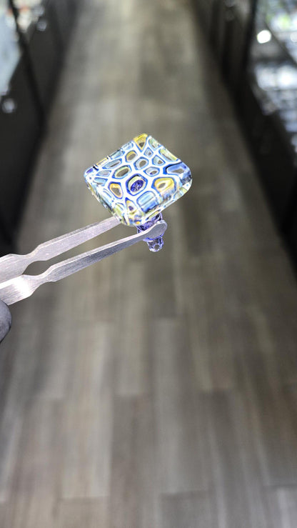 Hefe Glass - Murrine Tile 3DXL Puffco Peak pro Joystick Cap #2