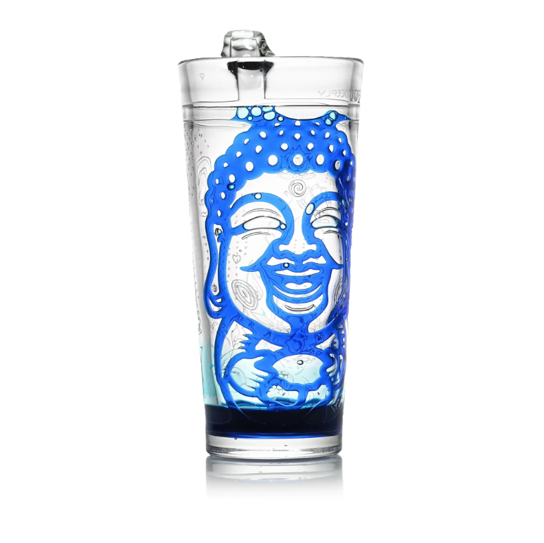 Milkyway Glass - Laughing Buddha 7.5″ Tall Tumbler