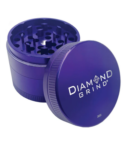 Diamond Grind - 50mm Anodized 4 Piece Grinder