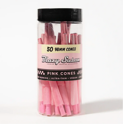 Blazy Susan - Pink Pre Rolled Cones 50ct Jar