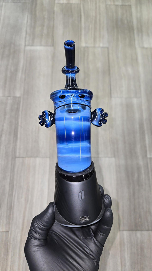 BTGB - Blue Agate Master Shake Peak/Pro Bubbler Attachment #13