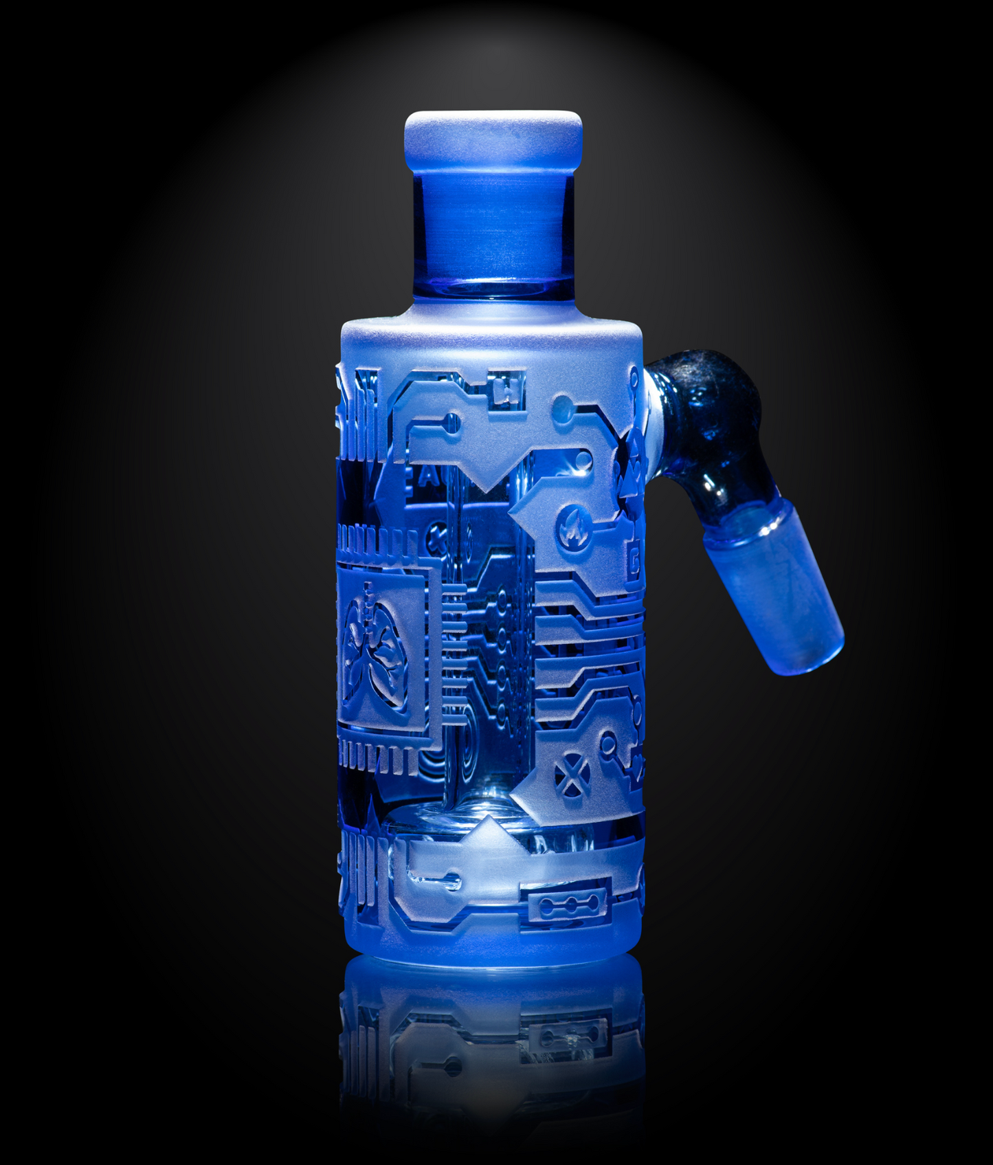 Milkyway Glass - Circuitboard Wet Ash Catcher
