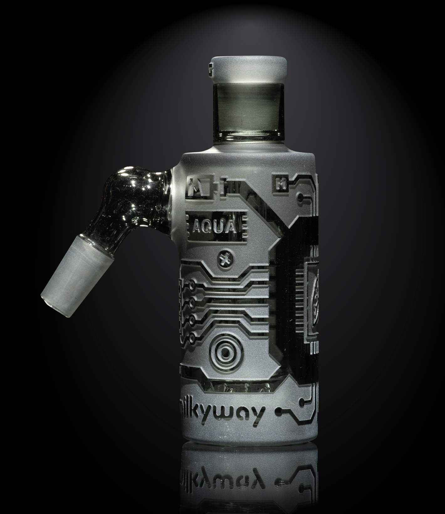 Milkyway Glass - Circuitboard Wet Ash Catcher
