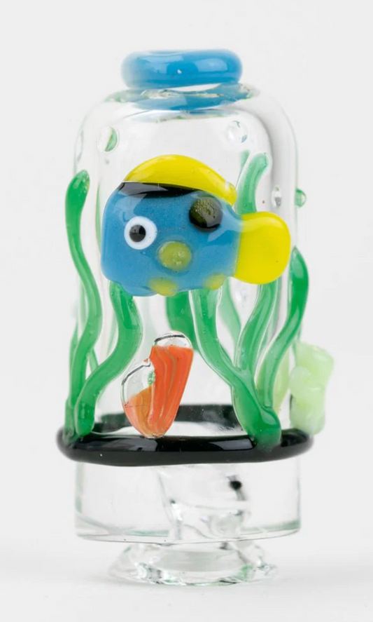 Empire Glassworks Puffco Pivot Glass Mouthpiece - Under the Sea