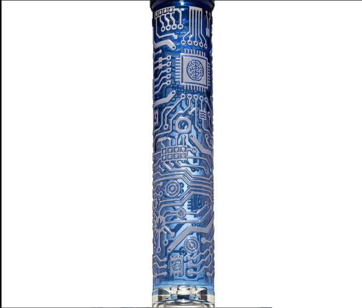 Milkyway Glass - Circuitboard Spectrum 16" Beaker Bong (Limited Edition)