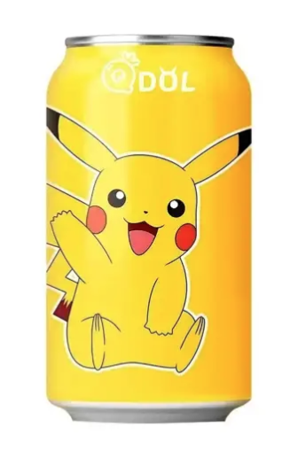 Qdol Pokemon Pikachu Sparkling Water Original (China)