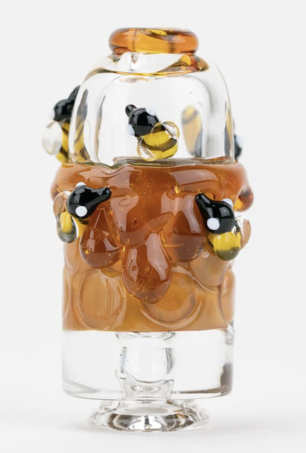 Empire Glassworks Puffco Pivot Glass Mouthpiece - Save the Bees