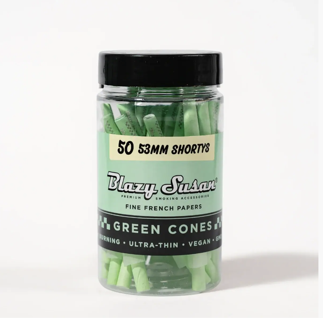 Blazy Susan - Green Pre Rolled Cones 50ct Jar