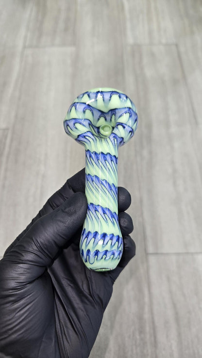 Izlow Glass - Coil Drag Handpipe