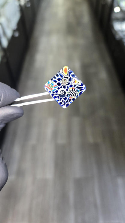 Hefe Glass - Murrine Tile 3DXL Puffco Peak pro Joystick Cap #1