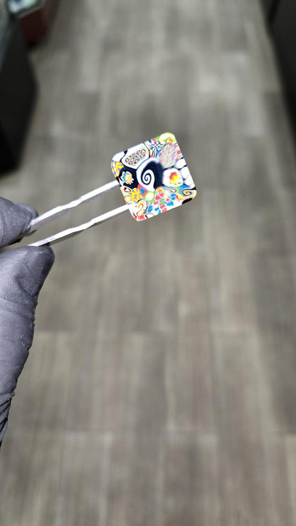 Hefe Glass - Murrine Tile 3DXL Puffco Peak pro Joystick Cap #3