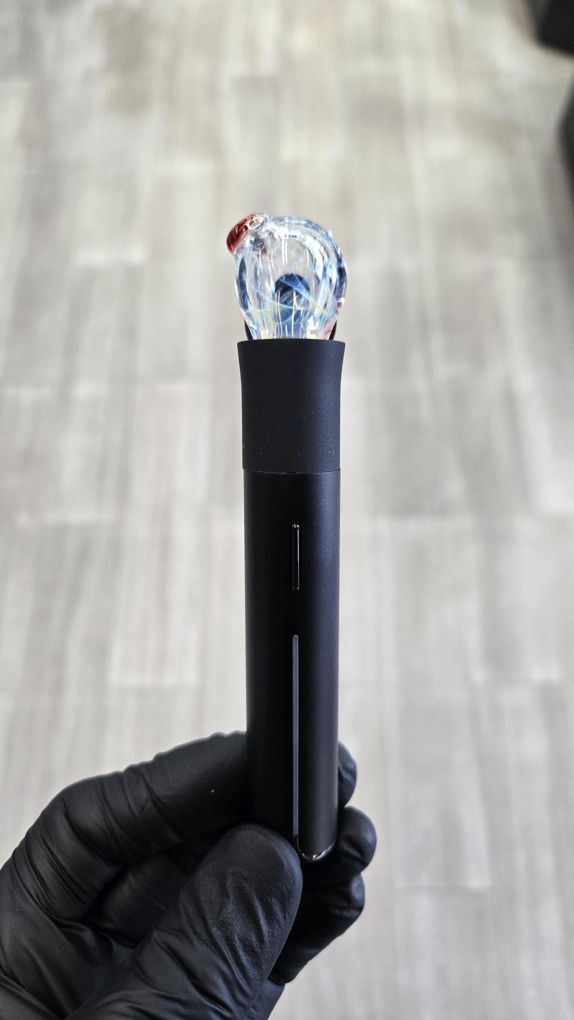 Soft Spoken Glass - Gold & Silver Fume Pivot Top