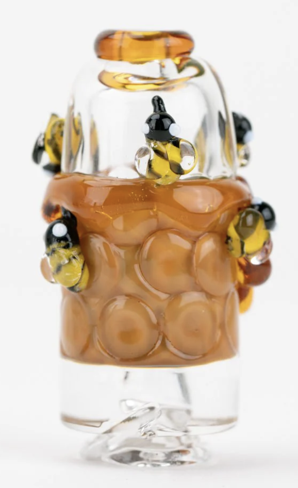 Empire Glassworks Puffco Pivot Glass Mouthpiece - Save the Bees