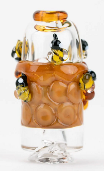 Empire Glassworks Puffco Pivot Glass Mouthpiece - Save the Bees