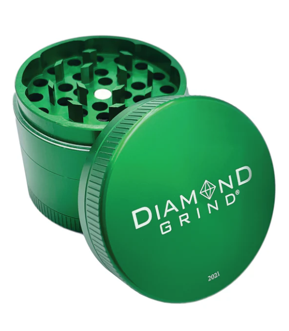 Diamond Grind - 50mm Anodized 4 Piece Grinder