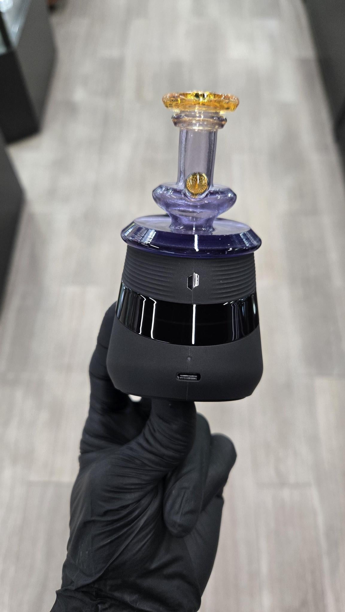 Gatez Glass - Wildberry Dry Top Puffco Peak/Pro Attachment