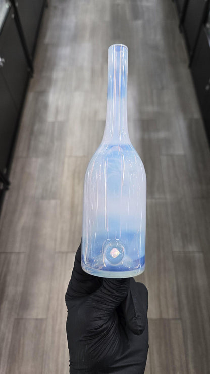 The Glass Mechanic - Moonstone Encased Opal Sake Bottle