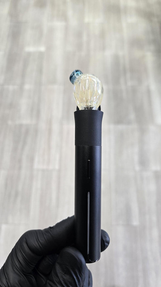 Soft Spoken Glass - Gold & Silver Fume Pivot Top