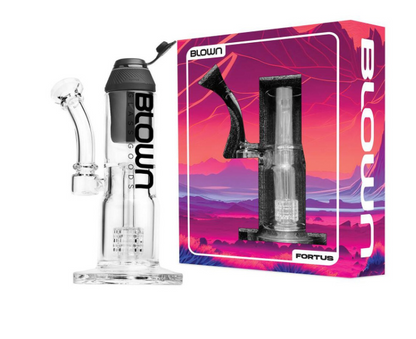 BLOWN Glass Goods Double Showerhead Proxy Bubbler