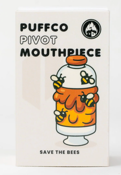 Empire Glassworks Puffco Pivot Glass Mouthpiece - Save the Bees