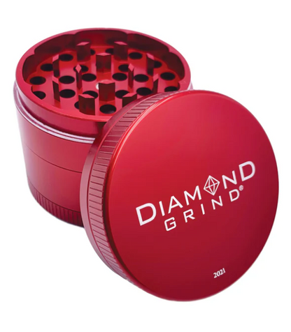 Diamond Grind - 50mm Anodized 4 Piece Grinder