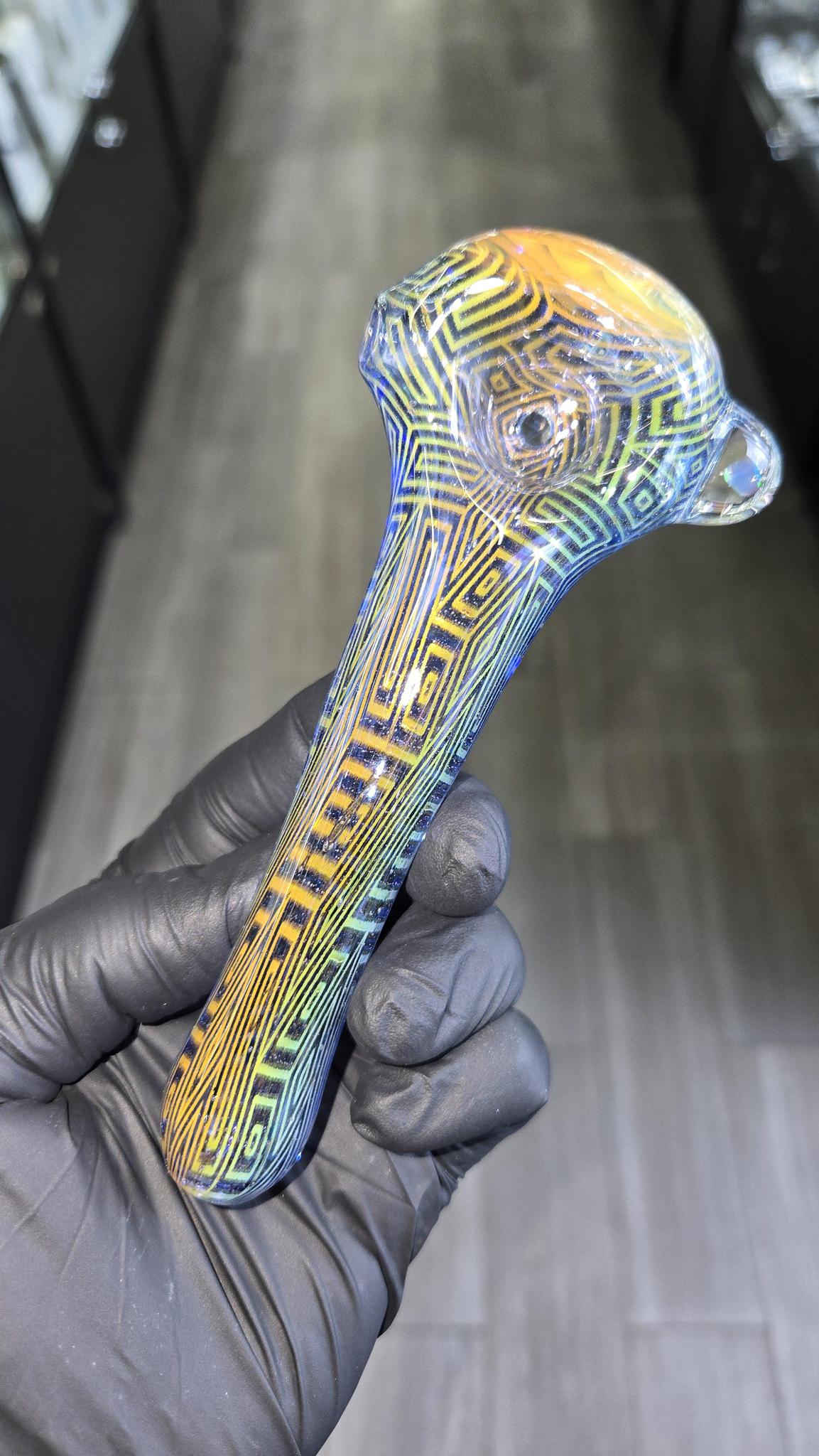 Hefe Glass - Fumed Etch Spoon #2