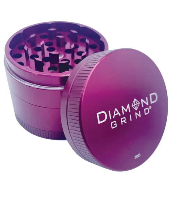Diamond Grind - 56mm Anodized 4 Piece Grinder
