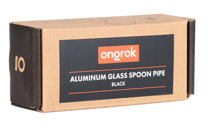 ONGROK Aluminum & Glass Spoon Pipe